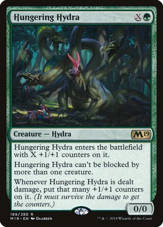 Hungering Hydra [Core Set 2019] | Dumpster Cat Games