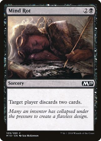 Mind Rot [Core Set 2019] | Dumpster Cat Games