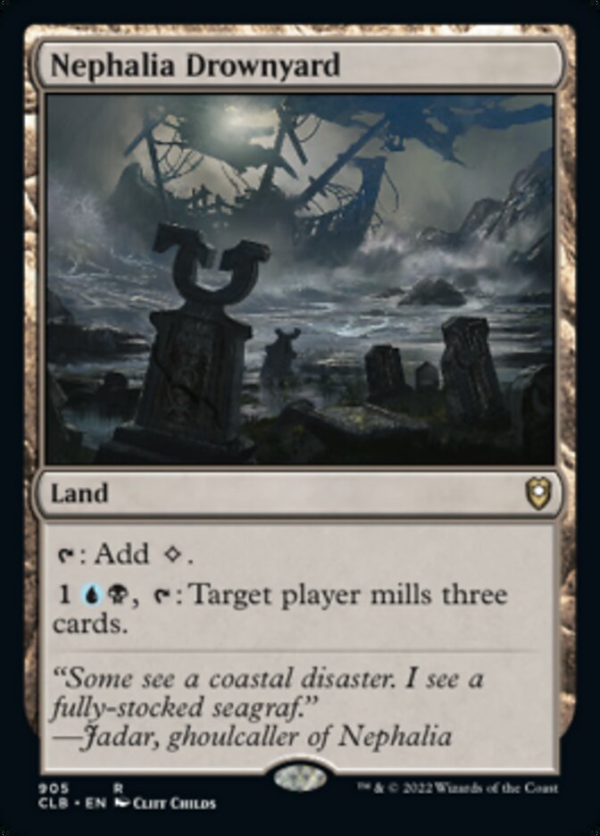 Nephalia Drownyard [Commander Legends: Battle for Baldur's Gate] | Dumpster Cat Games