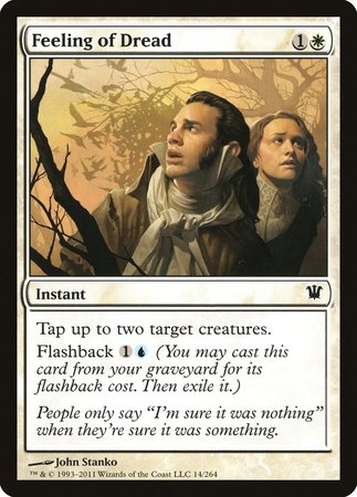 Feeling of Dread [Innistrad] | Dumpster Cat Games