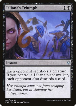 Liliana's Triumph [War of the Spark] | Dumpster Cat Games