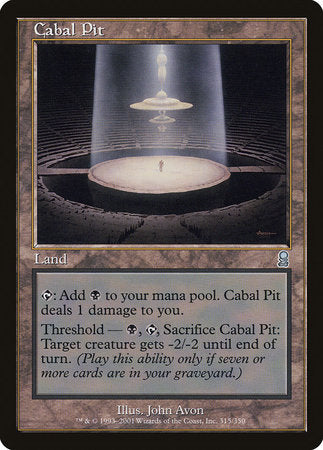 Cabal Pit [Odyssey] | Dumpster Cat Games