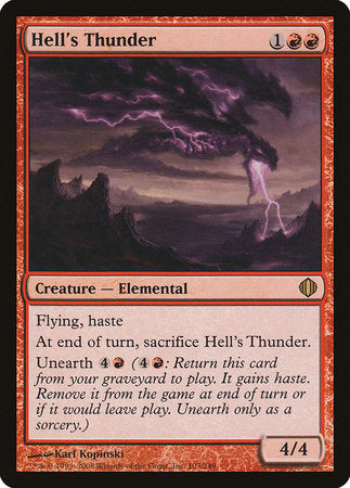 Hell's Thunder [Shards of Alara] | Dumpster Cat Games