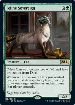 Feline Sovereign [Core Set 2021] | Dumpster Cat Games
