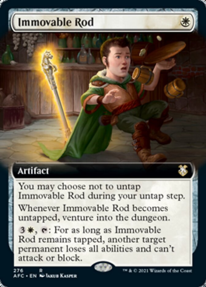 Immovable Rod (Extended) [Dungeons & Dragons: Adventures in the Forgotten Realms Commander] | Dumpster Cat Games