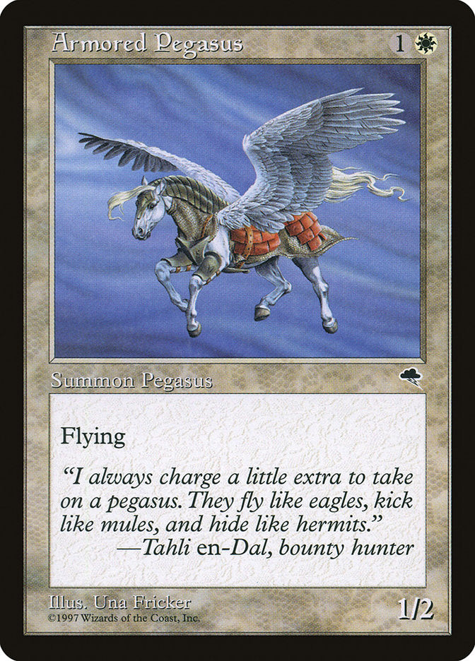 Armored Pegasus [Tempest] | Dumpster Cat Games