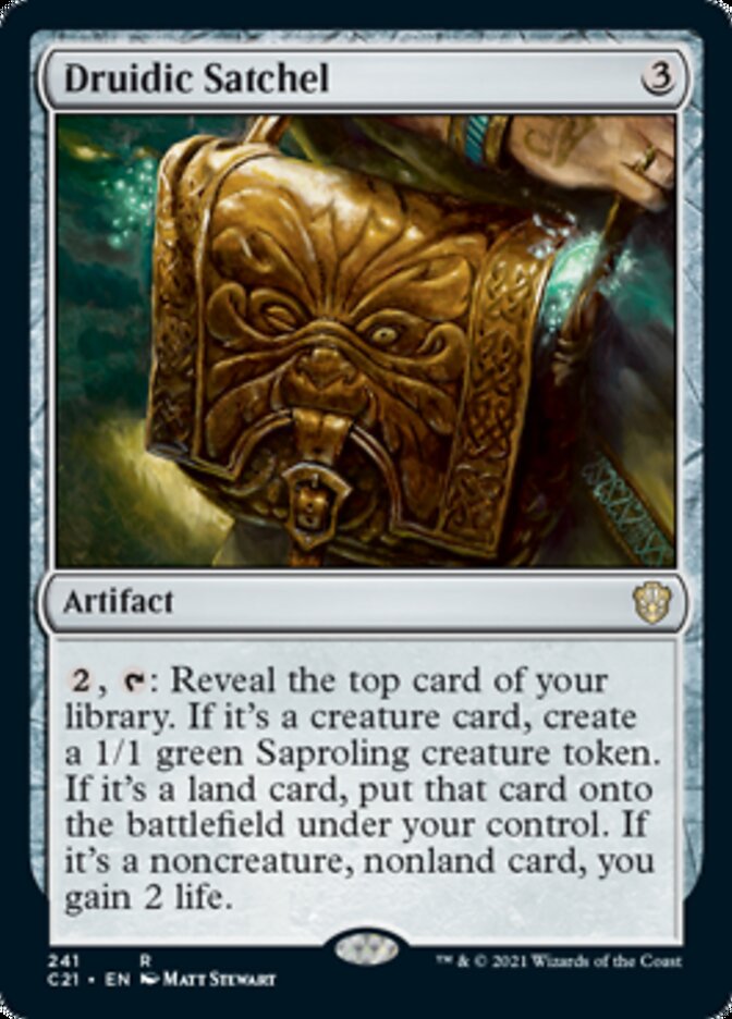 Druidic Satchel [Commander 2021] | Dumpster Cat Games