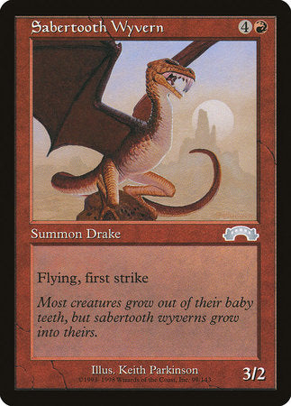 Sabertooth Wyvern [Exodus] | Dumpster Cat Games