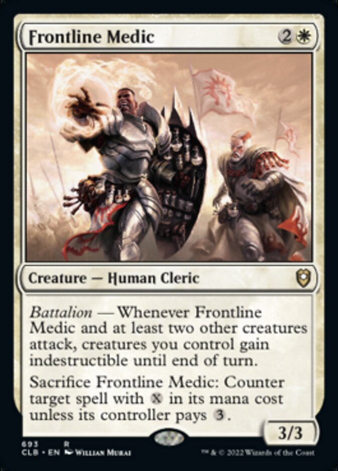 Frontline Medic [Commander Legends: Battle for Baldur's Gate] | Dumpster Cat Games