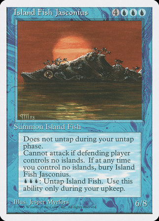 Island Fish Jasconius [Fourth Edition] | Dumpster Cat Games