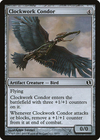 Clockwork Condor [Duel Decks: Elspeth vs. Tezzeret] | Dumpster Cat Games