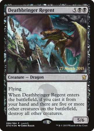 Deathbringer Regent [Dragons of Tarkir Promos] | Dumpster Cat Games