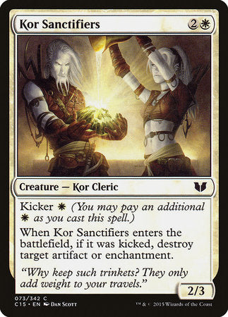Kor Sanctifiers [Commander 2015] | Dumpster Cat Games