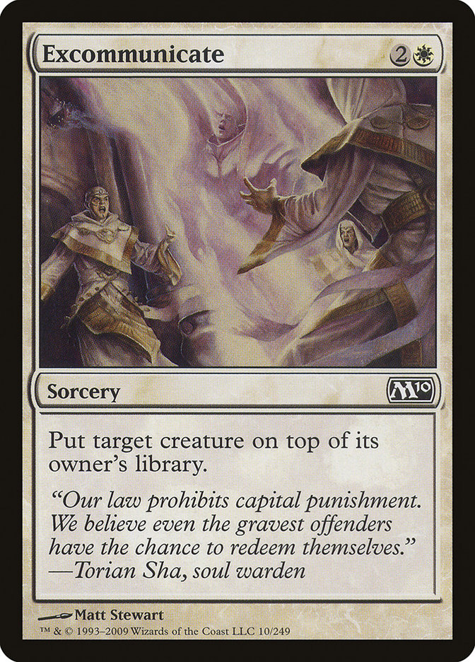 Excommunicate [Magic 2010] | Dumpster Cat Games