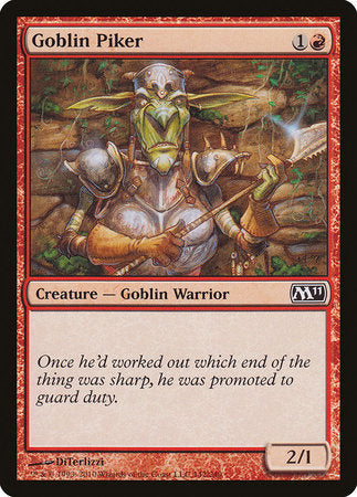 Goblin Piker [Magic 2011] | Dumpster Cat Games