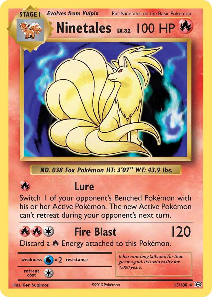 Ninetales (15/108) [XY: Evolutions] | Dumpster Cat Games