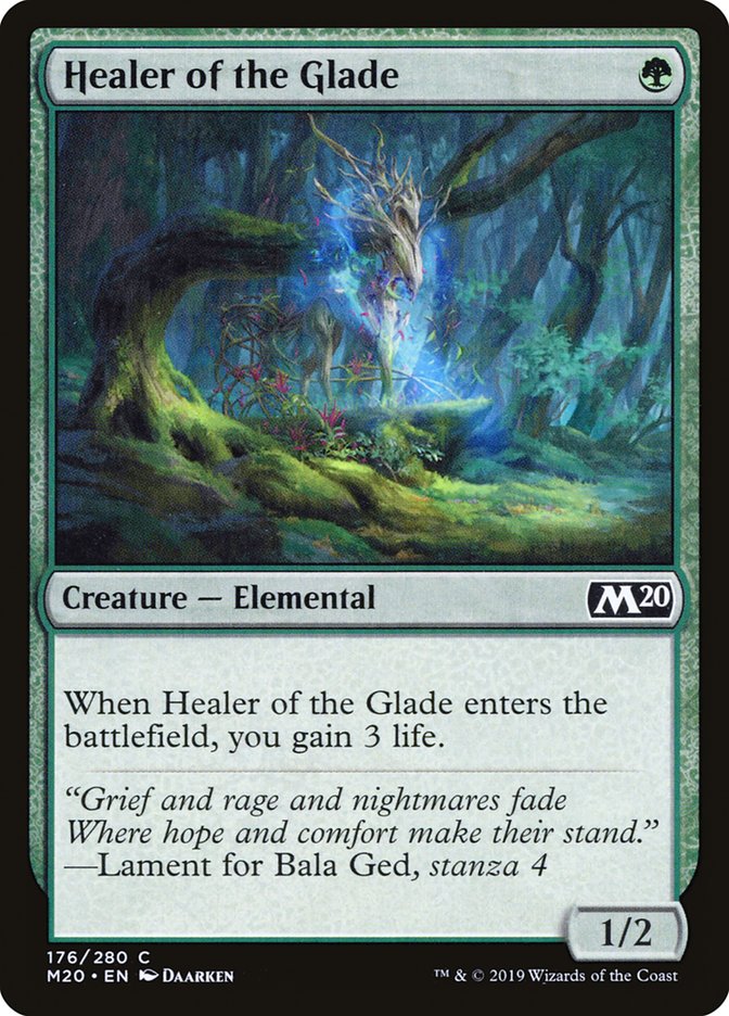 Healer of the Glade [Core Set 2020] | Dumpster Cat Games