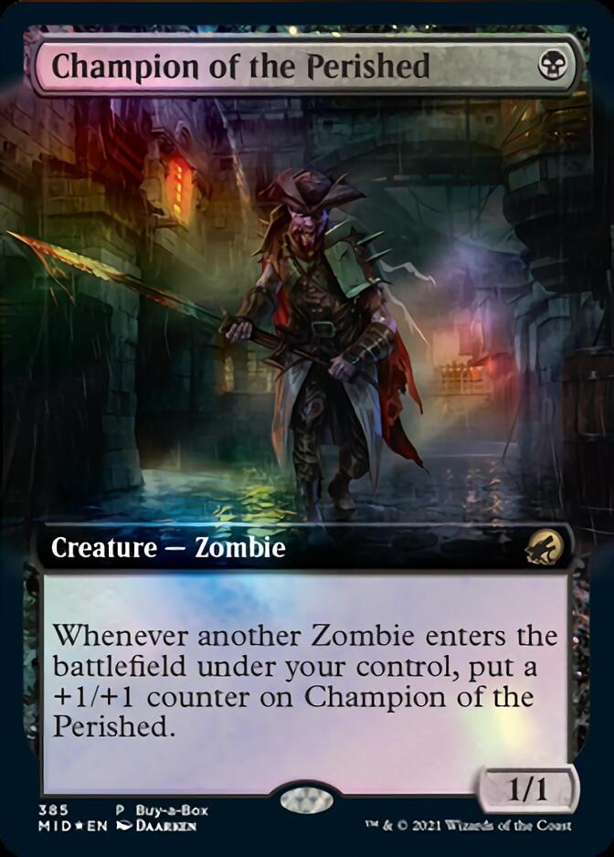 Champion of the Perished (Buy-A-Box) [Innistrad: Midnight Hunt] | Dumpster Cat Games