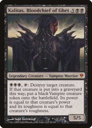 Kalitas, Bloodchief of Ghet [Zendikar] | Dumpster Cat Games