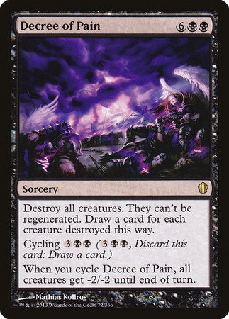 Decree of Pain [Commander 2013] | Dumpster Cat Games