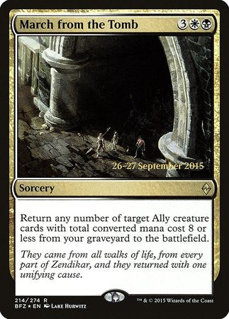 March from the Tomb [Battle for Zendikar Promos] | Dumpster Cat Games