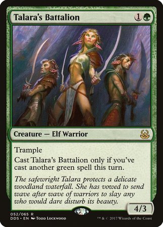 Talara's Battalion [Duel Decks: Mind vs. Might] | Dumpster Cat Games