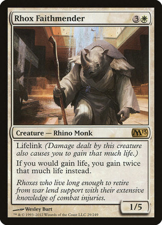 Rhox Faithmender [Magic 2013] | Dumpster Cat Games