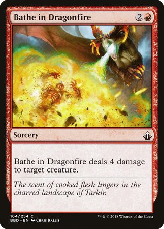 Bathe in Dragonfire [Battlebond] | Dumpster Cat Games