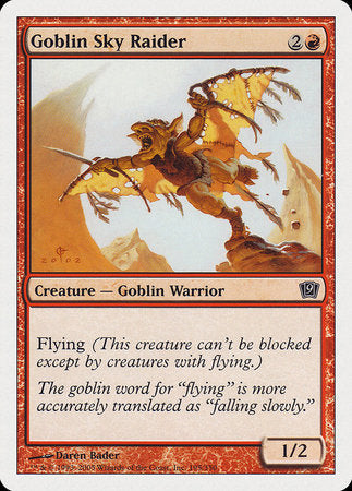Goblin Sky Raider [Ninth Edition] | Dumpster Cat Games