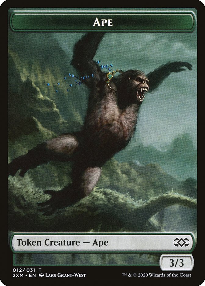 Ape Token [Double Masters] | Dumpster Cat Games