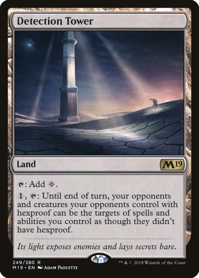 Detection Tower [Core Set 2019] | Dumpster Cat Games