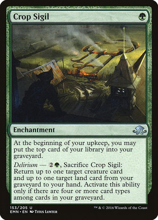 Crop Sigil [Eldritch Moon] | Dumpster Cat Games