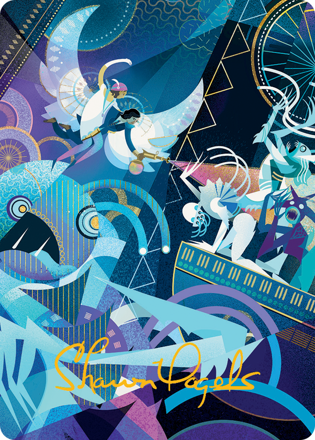 Errant and Giada Art Card (Gold-Stamped Signature) [March of the Machine Art Series] | Dumpster Cat Games