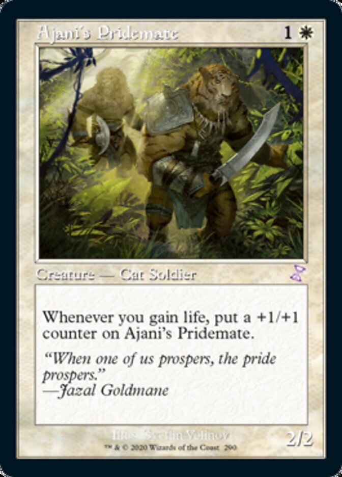 Ajani's Pridemate (Timeshifted) [Time Spiral Remastered] | Dumpster Cat Games