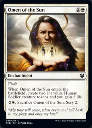 Omen of the Sun [Theros Beyond Death] | Dumpster Cat Games