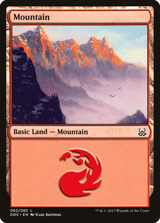 Mountain (62) [Duel Decks: Mind vs. Might] | Dumpster Cat Games