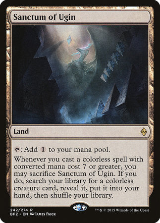 Sanctum of Ugin [Battle for Zendikar] | Dumpster Cat Games