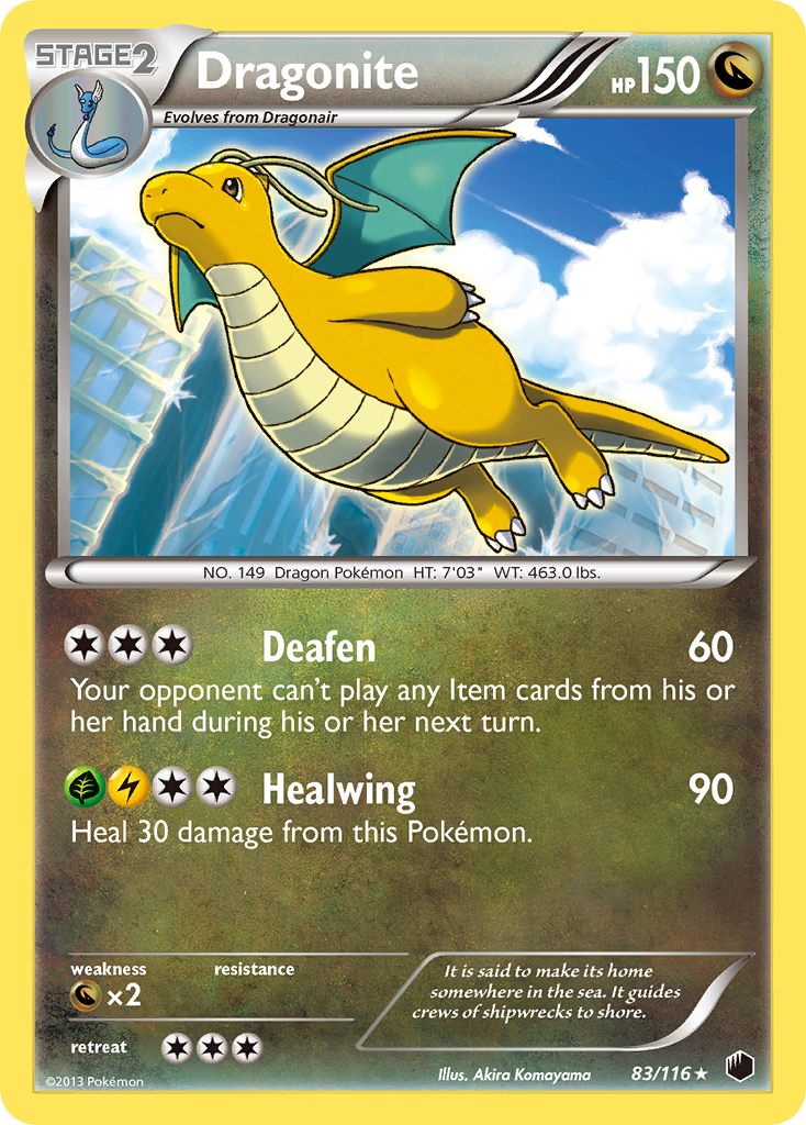 Dragonite (83/116) [Black & White: Plasma Freeze] | Dumpster Cat Games