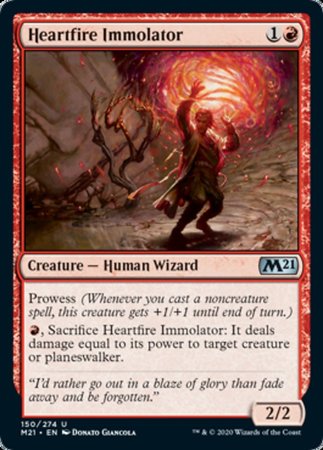 Heartfire Immolator [Core Set 2021] | Dumpster Cat Games