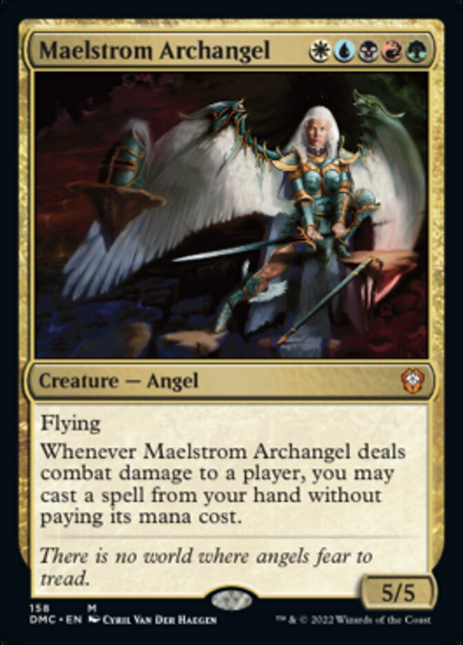 Maelstrom Archangel [Dominaria United Commander] | Dumpster Cat Games