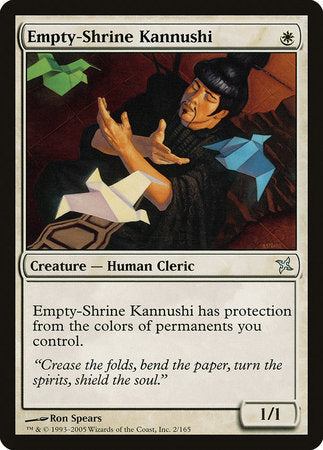 Empty-Shrine Kannushi [Betrayers of Kamigawa] | Dumpster Cat Games