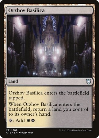 Orzhov Basilica [Commander 2018] | Dumpster Cat Games