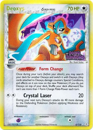 Deoxys (5/110) (Delta Species) (Stamped) [EX: Holon Phantoms] | Dumpster Cat Games