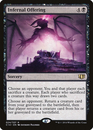 Infernal Offering [Commander 2014] | Dumpster Cat Games