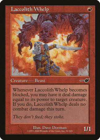 Laccolith Whelp [Nemesis] | Dumpster Cat Games
