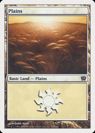 Plains (333) [Ninth Edition] | Dumpster Cat Games