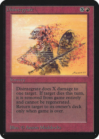 Disintegrate [Limited Edition Alpha] | Dumpster Cat Games