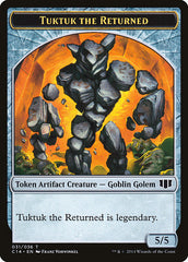 Daretti, Scrap Savant Emblem // Tuktuk the Returned Double-sided Token [Commander 2014 Tokens] | Dumpster Cat Games