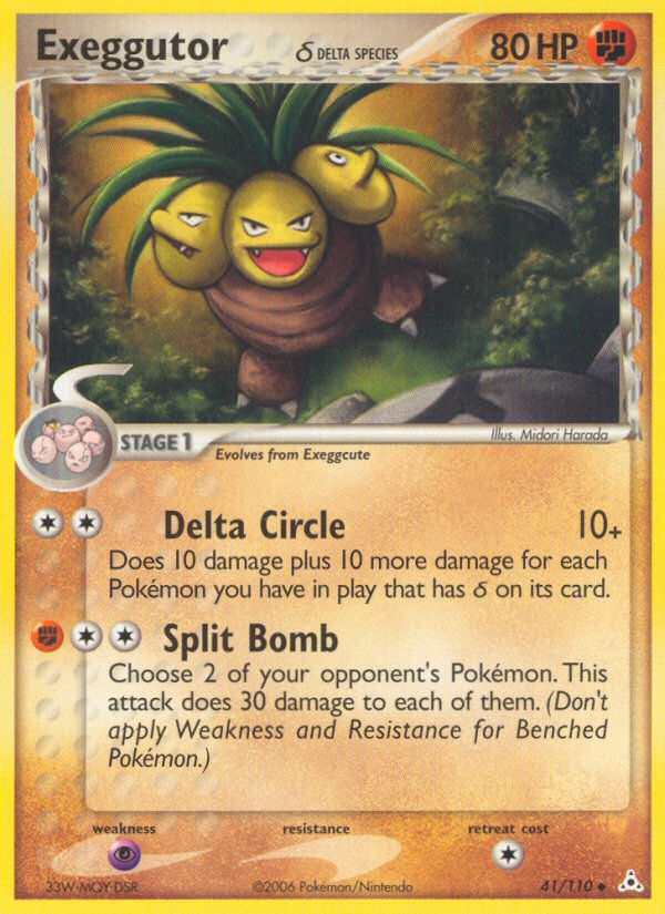 Exeggutor (41/110) (Delta Species) [EX: Holon Phantoms] | Dumpster Cat Games