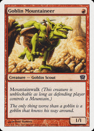 Goblin Mountaineer [Ninth Edition] | Dumpster Cat Games